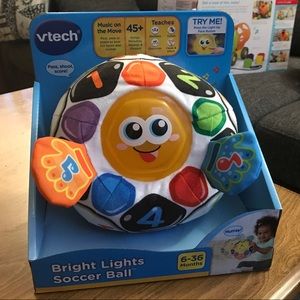 NWT vtech Bright Lights Soccer Ball